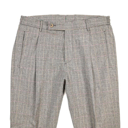 SUMMER SALE｜BERWICH “RETRO ELAX” コットン混ウール ワンタックパンツ ブラウン(brown) 50 | GUARDAROBA MILANO OFFICIAL STORE