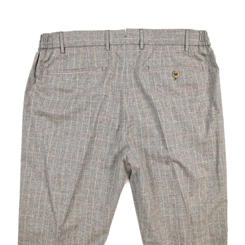 SUMMER SALE｜BERWICH “RETRO ELAX” コットン混ウール ワンタックパンツ ブラウン(brown) 50 | GUARDAROBA MILANO OFFICIAL STORE