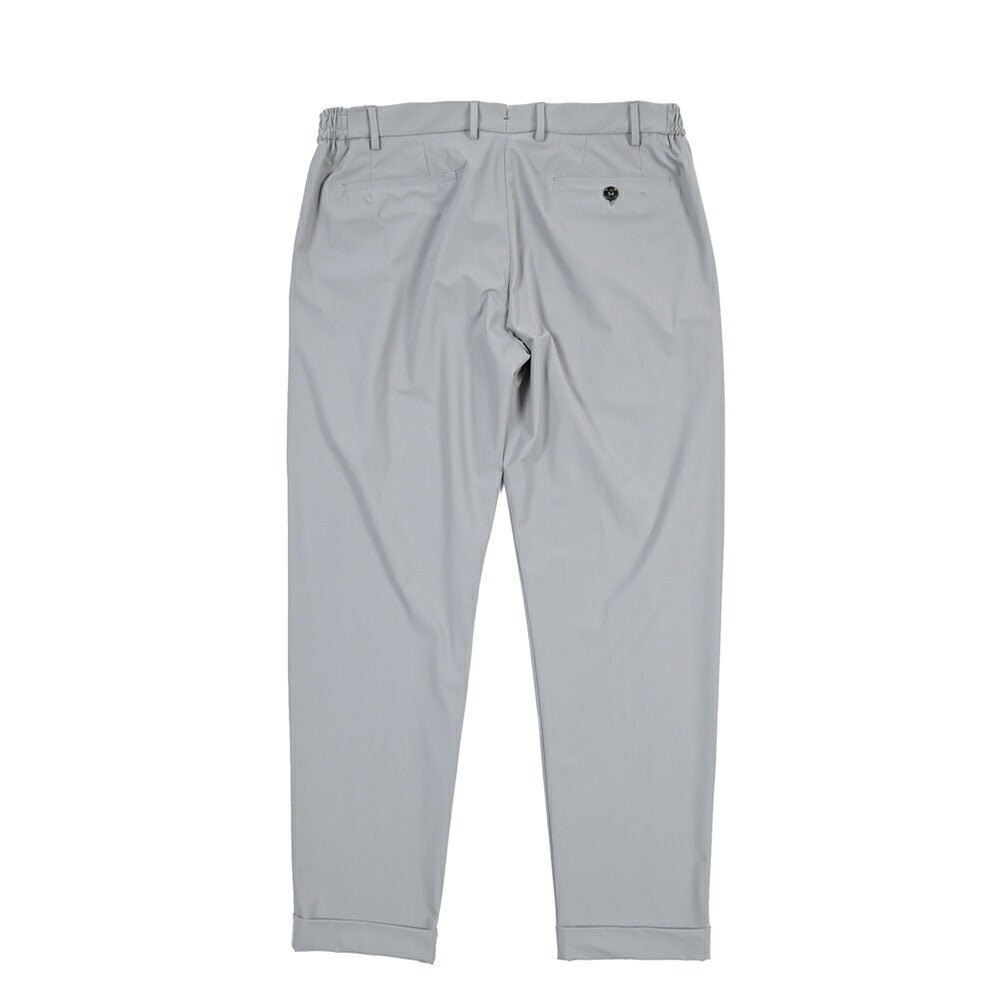 SUMMER SALE｜BERWICH “RETRO ELAX” ストレッチナイロン ワンタックイージーパンツ グレー(grey) 52 | GUARDAROBA MILANO OFFICIAL STORE