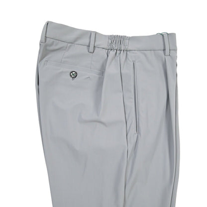 SUMMER SALE｜BERWICH “RETRO ELAX” ストレッチナイロン ワンタックイージーパンツ グレー(grey) 52 | GUARDAROBA MILANO OFFICIAL STORE