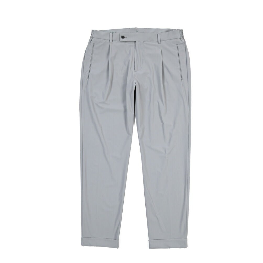 SUMMER SALE｜BERWICH “RETRO ELAX” ストレッチナイロン ワンタックイージーパンツ グレー(grey) 52 | GUARDAROBA MILANO OFFICIAL STORE