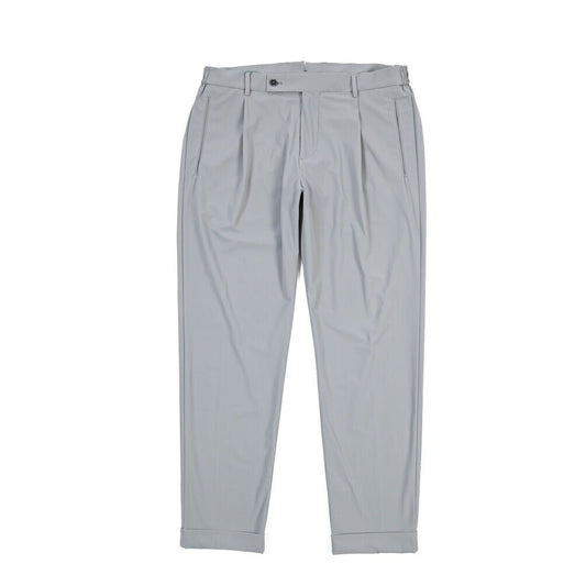 SUMMER SALE｜BERWICH “RETRO ELAX” ストレッチナイロン ワンタックイージーパンツ グレー(grey) 52 | GUARDAROBA MILANO OFFICIAL STORE