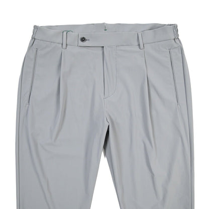 SUMMER SALE｜BERWICH “RETRO ELAX” ストレッチナイロン ワンタックイージーパンツ グレー(grey) 52 | GUARDAROBA MILANO OFFICIAL STORE