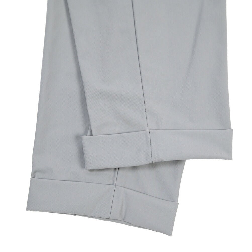 SUMMER SALE｜BERWICH “RETRO ELAX” ストレッチナイロン ワンタックイージーパンツ グレー(grey) 52 | GUARDAROBA MILANO OFFICIAL STORE