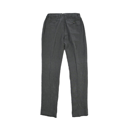 SUMMER SALE｜BERWICH “RETRO ELAX-GD” リヨセル混リネン ワンタックスラックス ブラック(nero999) 48 | GUARDAROBA MILANO OFFICIAL STORE