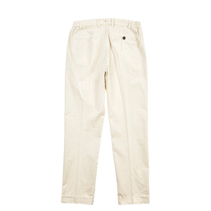 SUMMER SALE｜BERWICH “RETRO ELAX-GD” ストレッチコットン ワンタックチノパンツ オフホワイト(latte802) 48 | GUARDAROBA MILANO OFFICIAL STORE