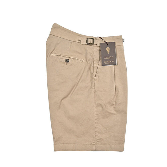 SUMMER SALE｜BERWICH "SCOTCH SHORT - GD" ストレッチコットン ツータックバミューダショーツ｜424200｜GUARDAROBA MILANO OFFICIAL STORE