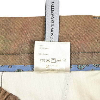 SUMMER SALE｜BERWICH "SPIAGGIA 1P SHORT" コットン100% ドローコード付きワンタックバミューダショーツ｜424045 - 46｜GUARDAROBA MILANO OFFICIAL STORE