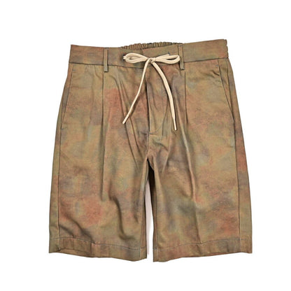 SUMMER SALE｜BERWICH "SPIAGGIA 1P SHORT" コットン100% ドローコード付きワンタックバミューダショーツ｜424045 - 46｜GUARDAROBA MILANO OFFICIAL STORE