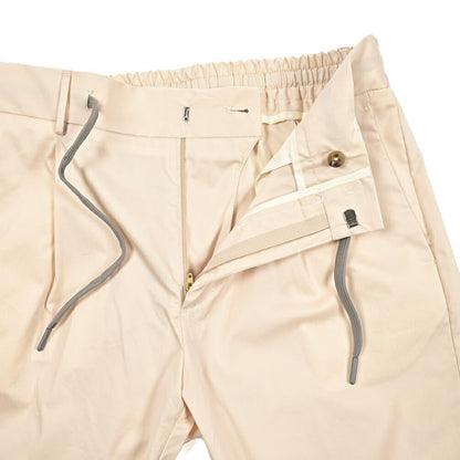 SUMMER SALE｜BERWICH "SPIAGGIA 1P SHORT" コットンナイロン ドローコード付きストレッチイージーショーツ｜424169 - 48｜GUARDAROBA MILANO OFFICIAL STORE
