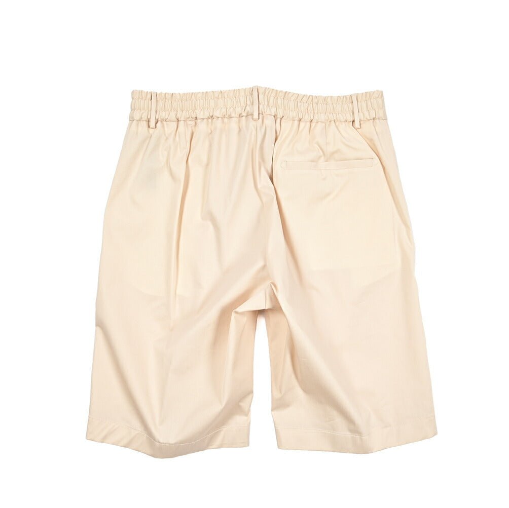 SUMMER SALE｜BERWICH "SPIAGGIA 1P SHORT" コットンナイロン ドローコード付きストレッチイージーショーツ｜424169 - 48｜GUARDAROBA MILANO OFFICIAL STORE
