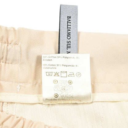 SUMMER SALE｜BERWICH "SPIAGGIA 1P SHORT" コットンナイロン ドローコード付きストレッチイージーショーツ｜424169 - 48｜GUARDAROBA MILANO OFFICIAL STORE