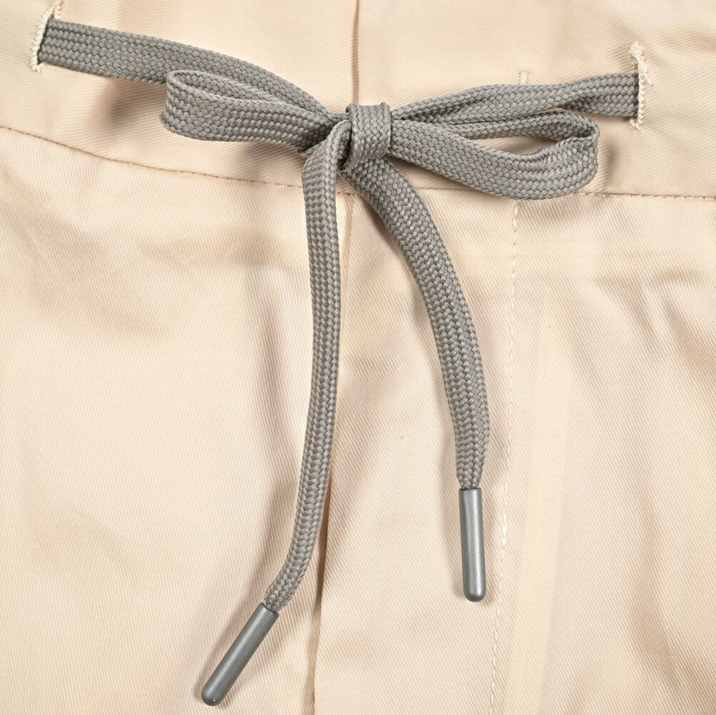 SUMMER SALE｜BERWICH "SPIAGGIA 1P SHORT" コットンナイロン ドローコード付きストレッチイージーショーツ｜424169 - 48｜GUARDAROBA MILANO OFFICIAL STORE