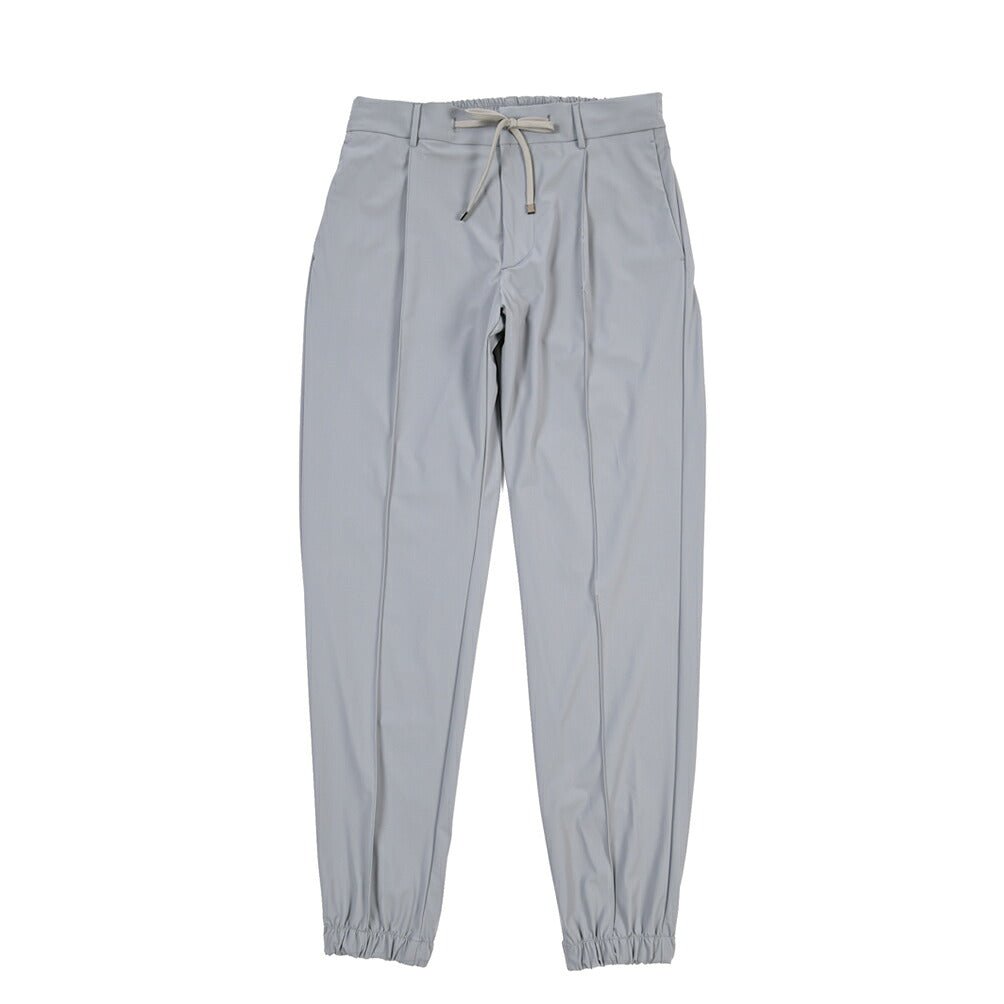 SUMMER SALE｜BERWICH “SPIAGGIA 1P TECH” ストレッチナイロン ワンタックイージーパンツ グレー(grey) 50 | GUARDAROBA MILANO OFFICIAL STORE