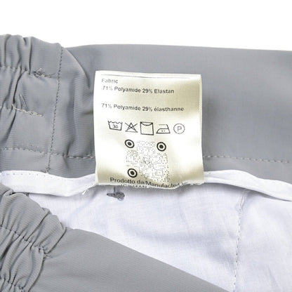 SUMMER SALE｜BERWICH “SPIAGGIA 1P TECH” ストレッチナイロン ワンタックイージーパンツ グレー(grey) 50 | GUARDAROBA MILANO OFFICIAL STORE