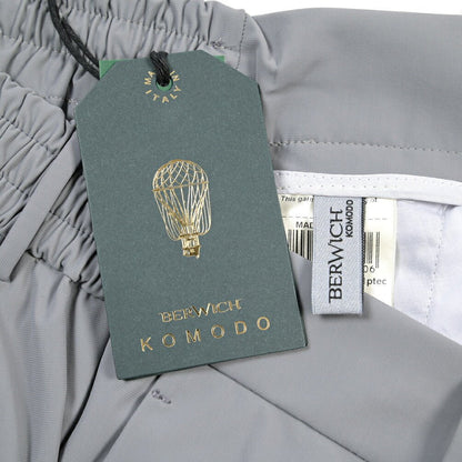 SUMMER SALE｜BERWICH “SPIAGGIA 1P TECH” ストレッチナイロン ワンタックイージーパンツ グレー(grey) 50 | GUARDAROBA MILANO OFFICIAL STORE