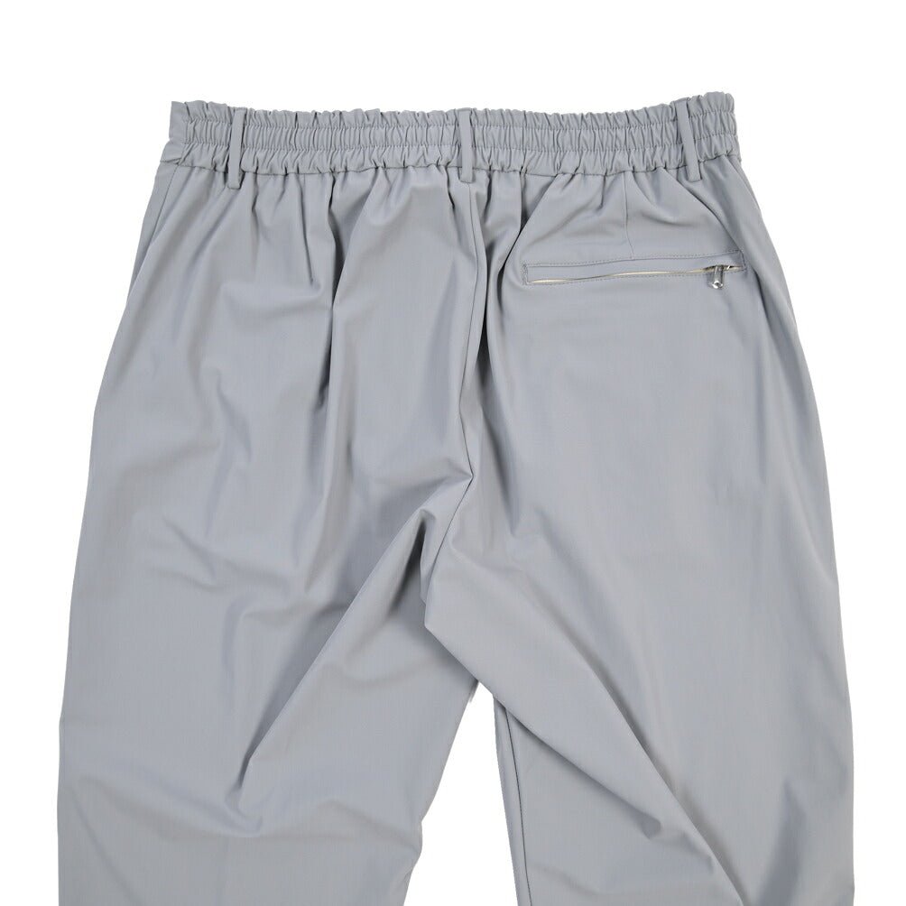 SUMMER SALE｜BERWICH “SPIAGGIA 1P TECH” ストレッチナイロン ワンタックイージーパンツ グレー(grey) 50 | GUARDAROBA MILANO OFFICIAL STORE