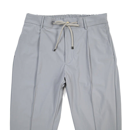 SUMMER SALE｜BERWICH “SPIAGGIA 1P TECH” ストレッチナイロン ワンタックイージーパンツ グレー(grey) 50 | GUARDAROBA MILANO OFFICIAL STORE