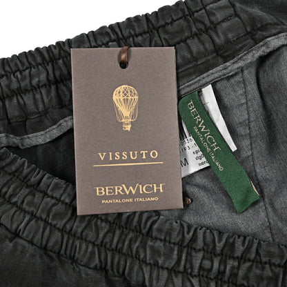 SUMMER SALE｜BERWICH "SPIAGGIA SHORT" リヨセルリネン ノータックイージーショーツ (製品染め)｜424113 - XS｜GUARDAROBA MILANO OFFICIAL STORE