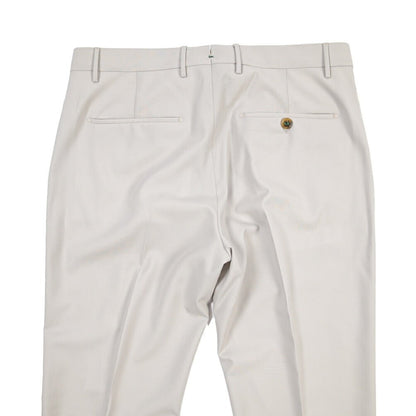SUMMER SALE｜BERWICH “VULCANO 23” ウール100% ノータックスラックス / CANONICO製生地 グレー(stone) 48 | GUARDAROBA MILANO OFFICIAL STORE