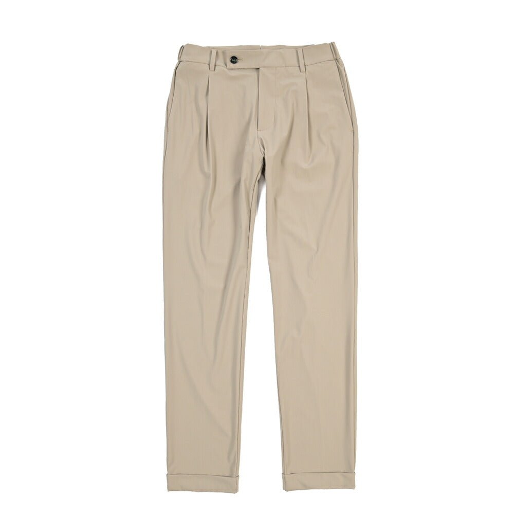 SUMMER SALE｜BERWICH “XRETRO 1P” 高機能ストレッチナイロン ワンタックイージースラックス ベージュ(beige) 44 | GUARDAROBA MILANO OFFICIAL STORE