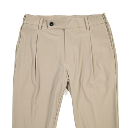 SUMMER SALE｜BERWICH “XRETRO 1P” 高機能ストレッチナイロン ワンタックイージースラックス ベージュ(beige) 44 | GUARDAROBA MILANO OFFICIAL STORE