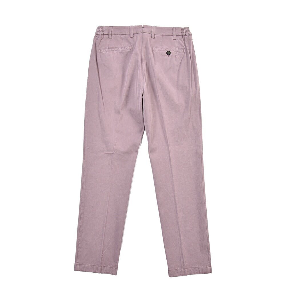 SUMMER SALE｜BERWICH “XRETRO-GD” リヨセル混コットン ワンタックパンツ パープル(cipolla502) 48 | GUARDAROBA MILANO OFFICIAL STORE