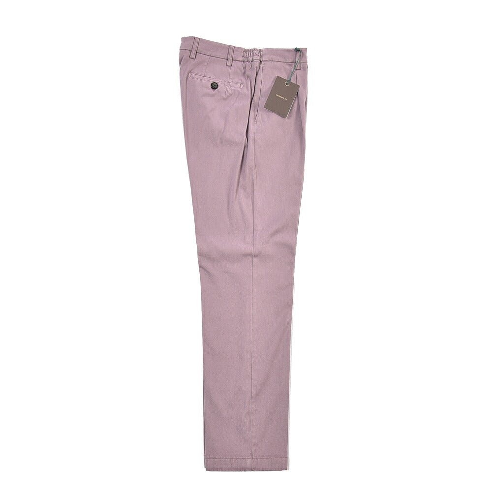 SUMMER SALE｜BERWICH “XRETRO-GD” リヨセル混コットン ワンタックパンツ パープル(cipolla502) 48 | GUARDAROBA MILANO OFFICIAL STORE