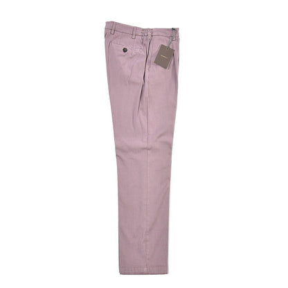 SUMMER SALE｜BERWICH “XRETRO-GD” リヨセル混コットン ワンタックパンツ パープル(cipolla502) 48 | GUARDAROBA MILANO OFFICIAL STORE