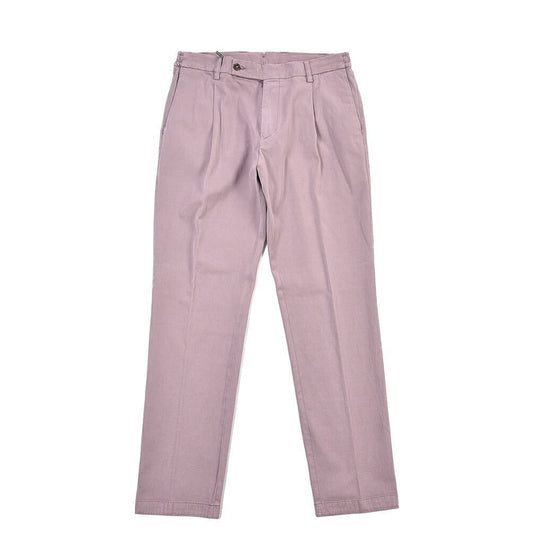 SUMMER SALE｜BERWICH “XRETRO-GD” リヨセル混コットン ワンタックパンツ パープル(cipolla502) 48 | GUARDAROBA MILANO OFFICIAL STORE