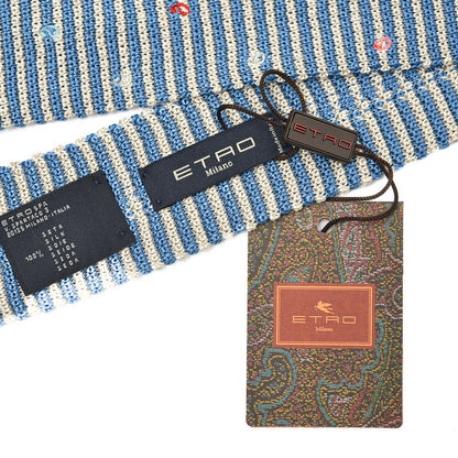 SUMMER SALE｜ETROシルク100％ ボーダーネクタイ(ニットタイ)｜GUARDAROBA MILANO OFFICIAL STORE