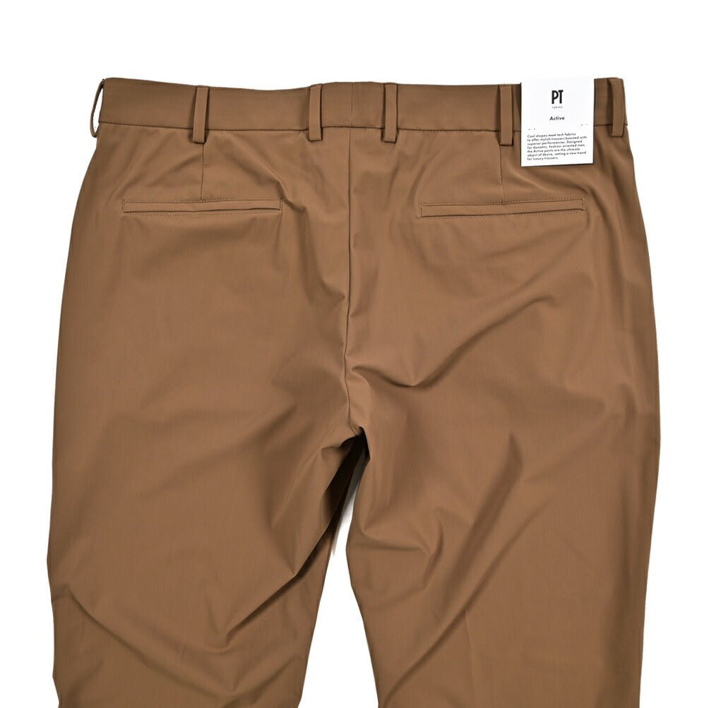 SUMMER SALE｜PT TORINO Active "EPSILON" 軽量ストレッチナイロン ノータックテーパードパンツ (反射板付き)｜423942 - 52｜GUARDAROBA MILANO OFFICIAL STORE