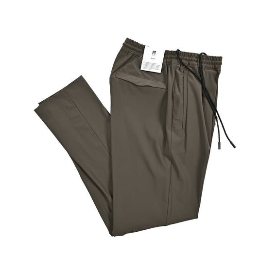 SUMMER SALE｜PT TORINO Active "OMEGA" 軽量ストレッチナイロン ドローコード付きイージーパンツ｜423937｜GUARDAROBA MILANO OFFICIAL STORE