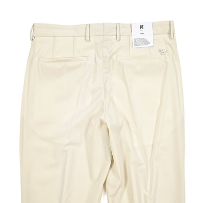 SUMMER SALE｜PT TORINO Edge "DICIANNOVE" ストレッチウール ツータックストレートスラックス｜423279｜GUARDAROBA MILANO OFFICIAL STORE