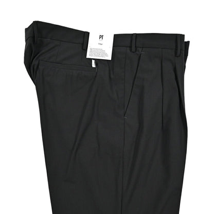 SUMMER SALE｜PT TORINO Edge "DICIANNOVE" ストレッチウール ツータックストレートスラックス｜423965 - 50｜GUARDAROBA MILANO OFFICIAL STORE