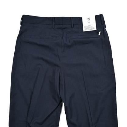 SUMMER SALE｜PT TORINO Edge "DICIANNOVE" SUPER 130's ヴァージンウール100% ツータックストレートスラックス｜423976 - 44｜GUARDAROBA MILANO OFFICIAL STORE
