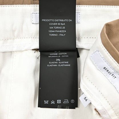 SUMMER SALE｜PT TORINO Edge "REBEL FIT" ストレッチコットン ノータックリラックステーパードパンツ｜423202｜GUARDAROBA MILANO OFFICIAL STORE