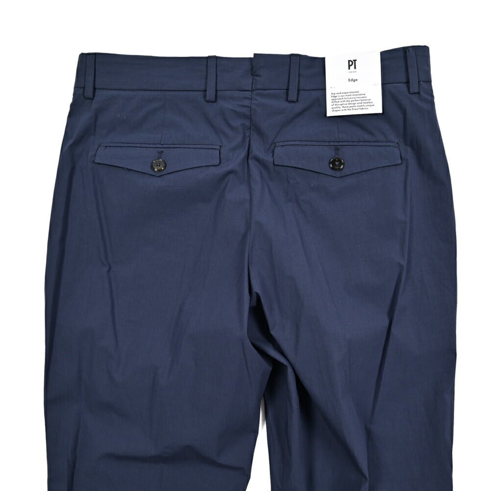 SUMMER SALE｜PT TORINO Edge "REBEL FIT" ストレッチコットン ワンタックリラックステーパードパンツ｜423955｜GUARDAROBA MILANO OFFICIAL STORE