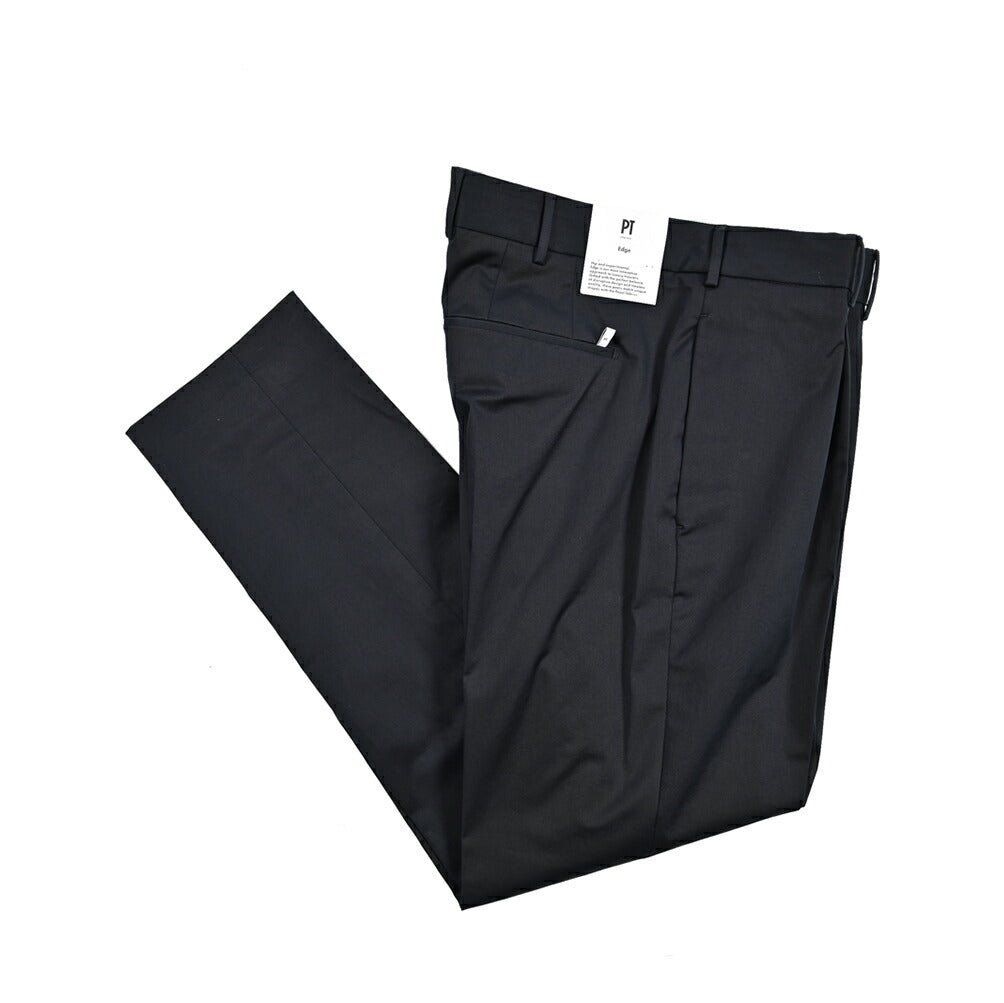 SUMMER SALE｜PT TORINO Edge "UNDICI" ストレッチコットン ワンタックリラックステーパードパンツ｜423933 - 50｜GUARDAROBA MILANO OFFICIAL STORE