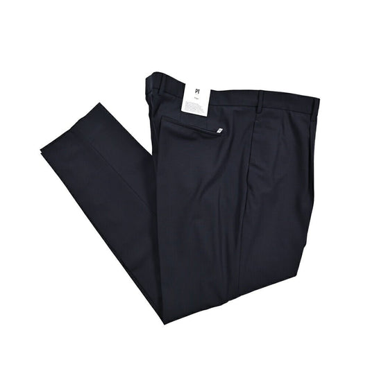 SUMMER SALE｜PT TORINO Edge "UNDICI" ストレッチウール ワンタックリラックステーパードパンツ｜423974｜GUARDAROBA MILANO OFFICIAL STORE