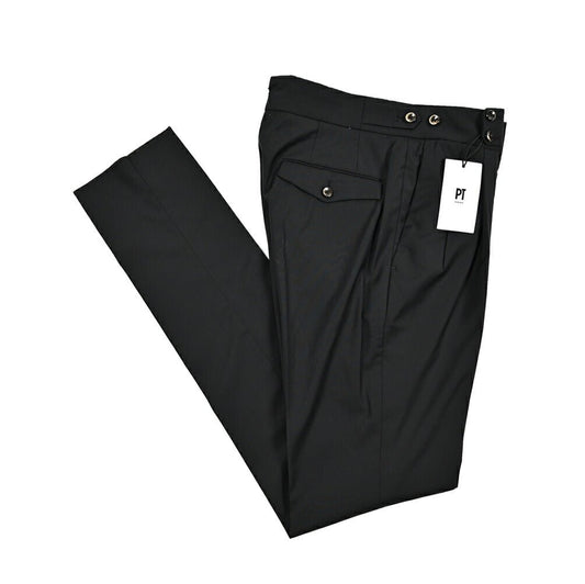 SUMMER SALE｜PT TORINO "GENTLEMAN FIT" ストレッチウール ツータックスラックス｜423970｜GUARDAROBA MILANO OFFICIAL STORE
