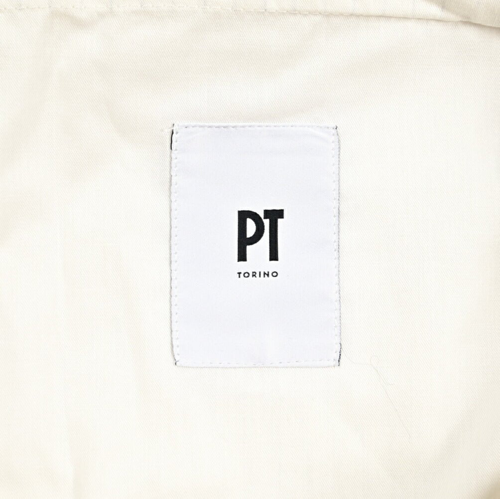 SUMMER SALE｜PT TORINO "MASTER FIT" シアサッカーウール ツータックベルトレススラックス｜423325｜GUARDAROBA MILANO OFFICIAL STORE