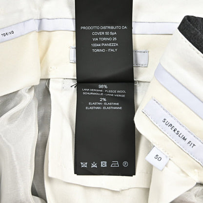 SUMMER SALE｜PT TORINO "SUPERSLIM FIT" ストレッチウール ワンタックスリムスラックス｜423953 - 50｜GUARDAROBA MILANO OFFICIAL STORE