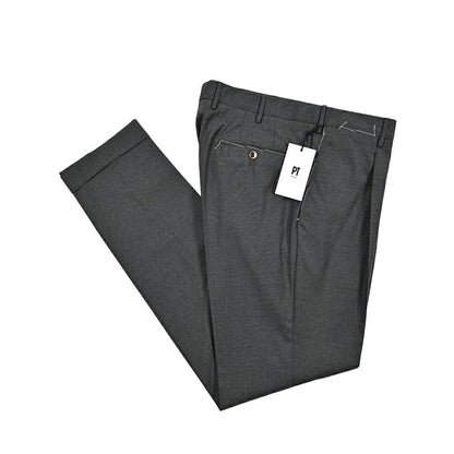 SUMMER SALE｜PT TORINO "SUPERSLIM FIT" ストレッチウール ワンタックスリムスラックス｜423953 - 50｜GUARDAROBA MILANO OFFICIAL STORE