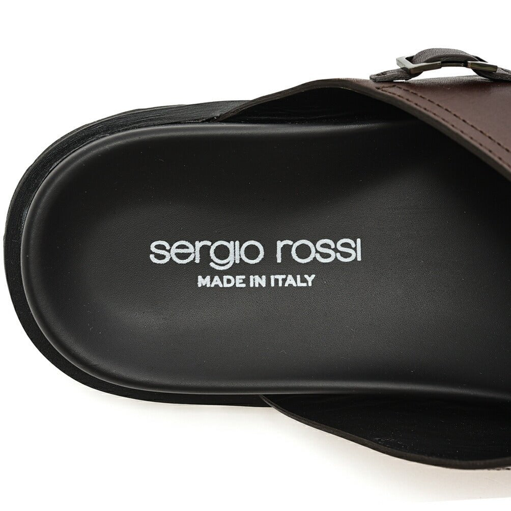 SUMMER SALE｜Sergio Rossi sr MINI PRINCE レザースライドサンダル｜GUARDAROBA MILANO OFFICIAL STORE