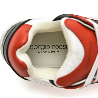 SUMMER SALE｜Sergio Rossi sr1 ADDICT 異素材コンビローカットスニーカー｜GUARDAROBA MILANO OFFICIAL STORE