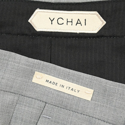 SUMMER SALE｜YCHAI ストレッチウール ワンタックスラックス グレー 31 | GUARDAROBA MILANO OFFICIAL STORE