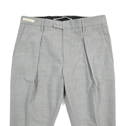SUMMER SALE｜YCHAI ストレッチウール ワンタックスラックス グレー 31 | GUARDAROBA MILANO OFFICIAL STORE