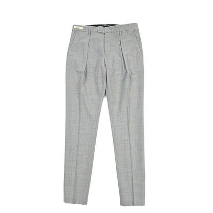 SUMMER SALE｜YCHAI ストレッチウール ワンタックスラックス グレー 31 | GUARDAROBA MILANO OFFICIAL STORE