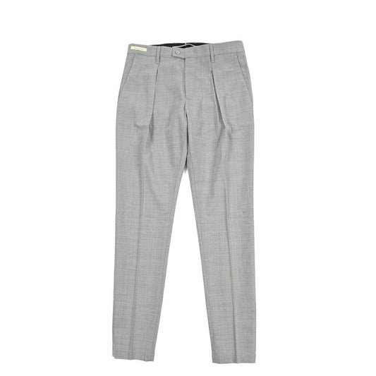 SUMMER SALE｜YCHAI ストレッチウール ワンタックスラックス グレー 31 | GUARDAROBA MILANO OFFICIAL STORE